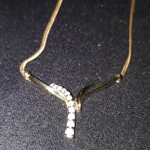 10k gold Diamond choker from Zales